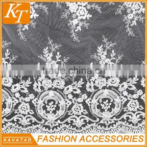 2015 High Quality Crochet Bridal Lace Fabric Wholesale thumbnail-2