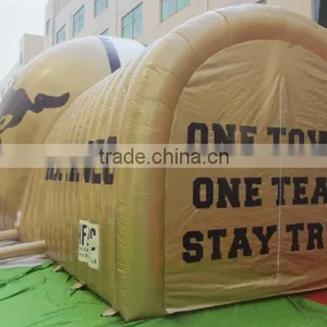 2016 Giant Custom Golden Inflatable Football Entrance Helmet Tunnel thumbnail-6