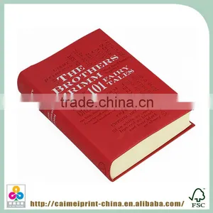 Chinese High Quality Color Book With Novel Handmade Leather Book Cover thumbnail-2