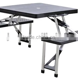 Portable Plastic Folding Table and Chairs thumbnail-1