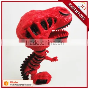 Promotion Big Head Dinosaur Moving Mouth Action Toys Pull The Trigger to Bite thumbnail-4