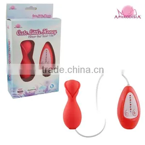 Teen Girl Sex 4 Speed Rose Shape Silicone Flower Vibrator for Girls thumbnail-1