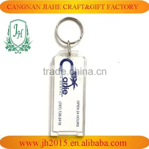 Personalised Colorful Logo Custom Printed Acrylic Key Chain thumbnail-3