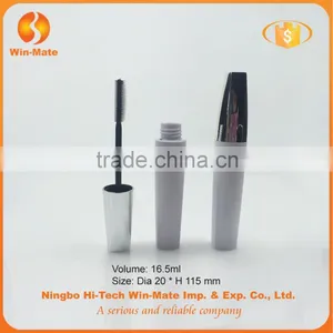 Hot-selling White 16.6ml AS Mascara Container With Brush thumbnail-4
