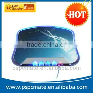 4 Port Printable Hub Light Mouse Pad as Promotional Gifts thumbnail-1