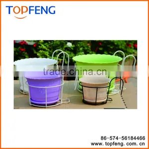 Iron Garden Wall Flower Pot Plant Holder Rack Plant Shelves Stand Plant Display Shelf thumbnail-4