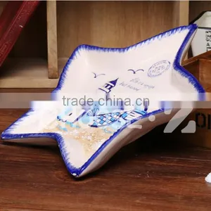 Pentagram Ceramic Candy Fruit Tray M117080 thumbnail-2