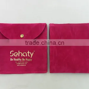 Customized Velvet Bags and Pouches With Falp,hot Stampinglogo thumbnail-5