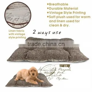 Vintage Style and Linen Fabric Pet Mats thumbnail-2