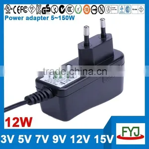 Wall Plug Universal Power Adapter 9v 1a Approved CCC CE UL FCC GS C-TICK PSE SAA KC BS thumbnail-4