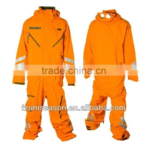 Adult Mens Orange Ski Clothing thumbnail-1