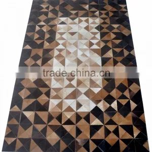 Hair-On Cowhide Leather Carpet M-67 thumbnail-1