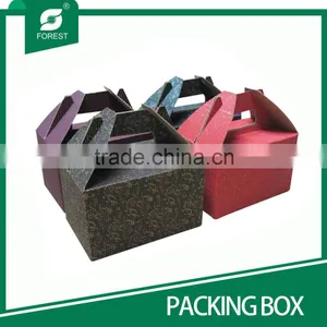 KRAFT CARDBOARD HANDLE PACKING CARRIER thumbnail-4