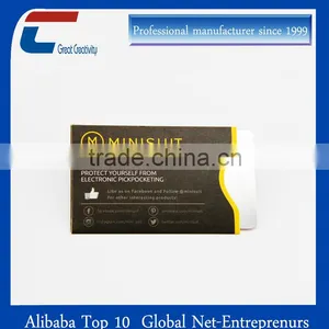 Credit Card and Passport Imformation Protection Customized RFID Blocking Card Sleeve thumbnail-4