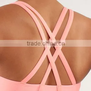 Youth Sport Bra Seamless Running Yoga Fitness Racerback thumbnail-3