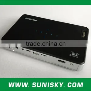 Portable 3D Projector With WiFi Function Pico Video LED Projector for Business Meeting (SMP7022A) thumbnail-2