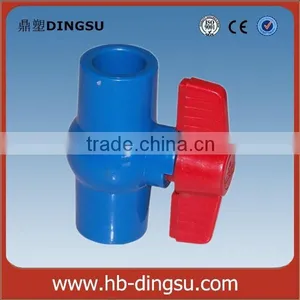 Factory Small Type Thread or Unthread PVC Ball Valve for India thumbnail-3