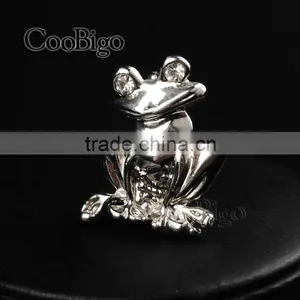 Fashion Jewelry Rhinestone Frog Pin Brooch Women Girl Party Promotion Gift Apparel Accessories thumbnail-5