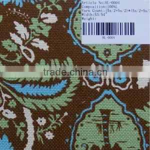 100% Linen Printed Sofa Fabric thumbnail-4