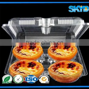 Egg Tart Plastic Container 4 Holes thumbnail-3