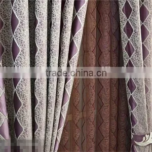 Home Textile Curtain Thermal Jacquard Curtains Ready Made thumbnail-2
