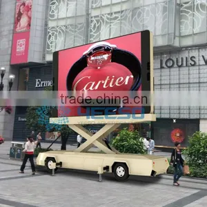 Outdoor Mobile P10 Full Color Led Advertising Trailer for Sale-YES-T12 thumbnail-1