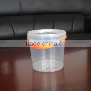 Food Grade 1 Liter Clear Cold Storage Pail thumbnail-2