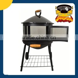 Top Sale Outdoor Fire Pit With Wheel thumbnail-1
