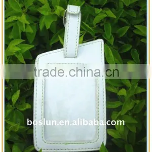 Modern White Leather Card Holder for Travel Bags thumbnail-1