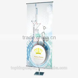 High Quality Adjustable Practical Advertising Aluminum Wall Hanging Picture Shelf Model B for Display Banner Stand thumbnail-1
