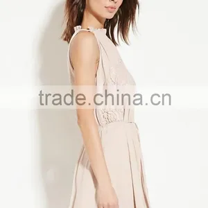 2016 Fashion Contemporary Eyelash Lace Casual Dress For Girls thumbnail-4