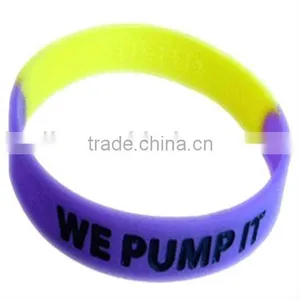 Hot Sell Promotional Silicon Bracelets thumbnail-1