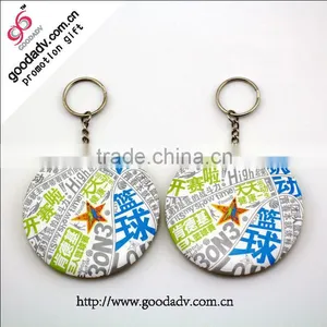 Characteristic Promotion GiftsTinplate Mirror Key Chain thumbnail-1