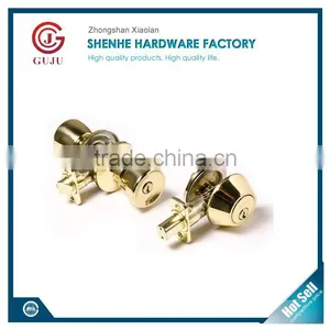 American Style Heavy Duty Commercial Brass Gatehouse Dead Bolt Lock thumbnail-5