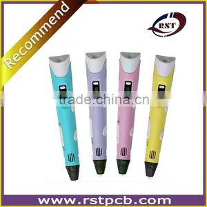 2016 New Selling Hot Kid Toy 3D Drawing Digital Pen With Lcd Display Colorful 3D Printer Pen thumbnail-2