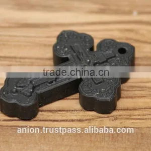 Holy Land Greek & Russian Orthodox Jerusalem Soil Crucifix thumbnail-6