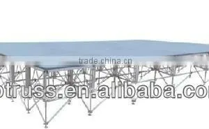 Portable Smart Aluminum Stage With Folding Risers or Legs for Hot Sale thumbnail-3