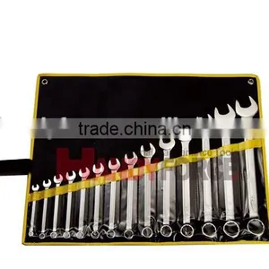 14 Pcs Combination Wrench Set, Wrench and Spanner Tool of Auto Repair Tools thumbnail-1