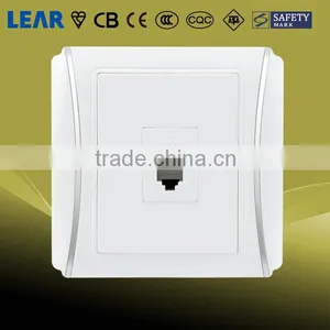 N6 Series Wall Switch 13A 1 Gang Tel Socket thumbnail-1