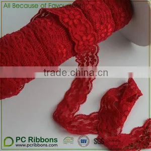 1" Red Elastic Trim, DIY Headband thumbnail-1