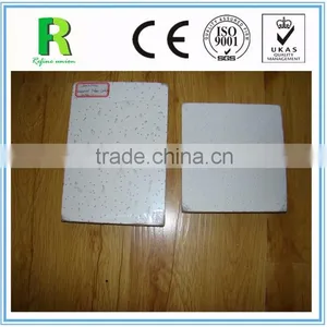 High Quality Environment Protection Acoustic Mineral Fiber Ceiling Board thumbnail-1
