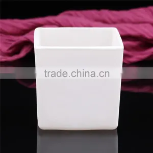 2016 Unique High Quality Square Glass Candle Holders With Bamboo Lid thumbnail-1