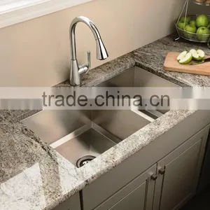Universal Stainless Steel Sinks Undermount Handmade Kitchen Sink Double Bowl Sink thumbnail-1