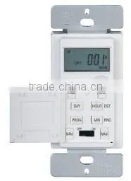 UL Approval 7 Day Heavy Duty Digital in Wall Timer Single Pole Relay Control With Neatural 120V 60HZ thumbnail-1