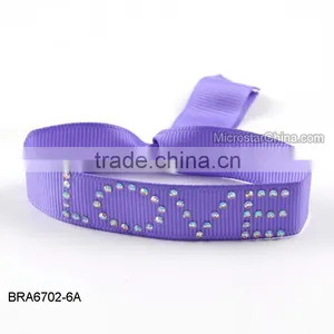 2016 New Design Resin Crystal Beads Adjustable Fashion Ribbon Bracelet Wholesale thumbnail-1