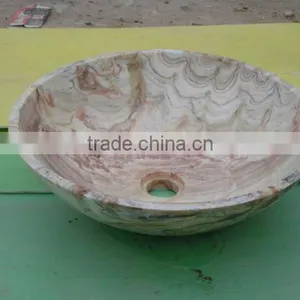 Carved Marble Countertop Basin thumbnail-1