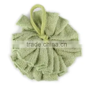 Bamboo Fiber Bath Sponge Bath Ball In Flower Shape Quality Choice thumbnail-1