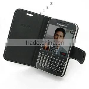 Classic Black PU Leather Stand Case Cover for Blackberry Z30 Case Screen Protector thumbnail-5