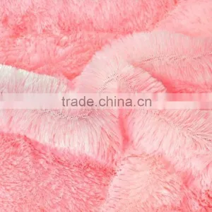 100% Polyester High Deep Pile Plush Fleece Fabric thumbnail-3