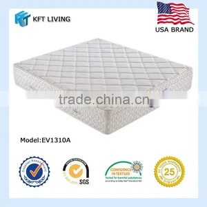 3D Latex Mattress 100% Natural With Topper, Coil in Coil Bed Mattress EV1310A thumbnail-1